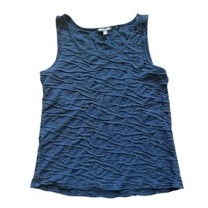 Toad&Co Navy Samba Wave Pattern Tank Top
